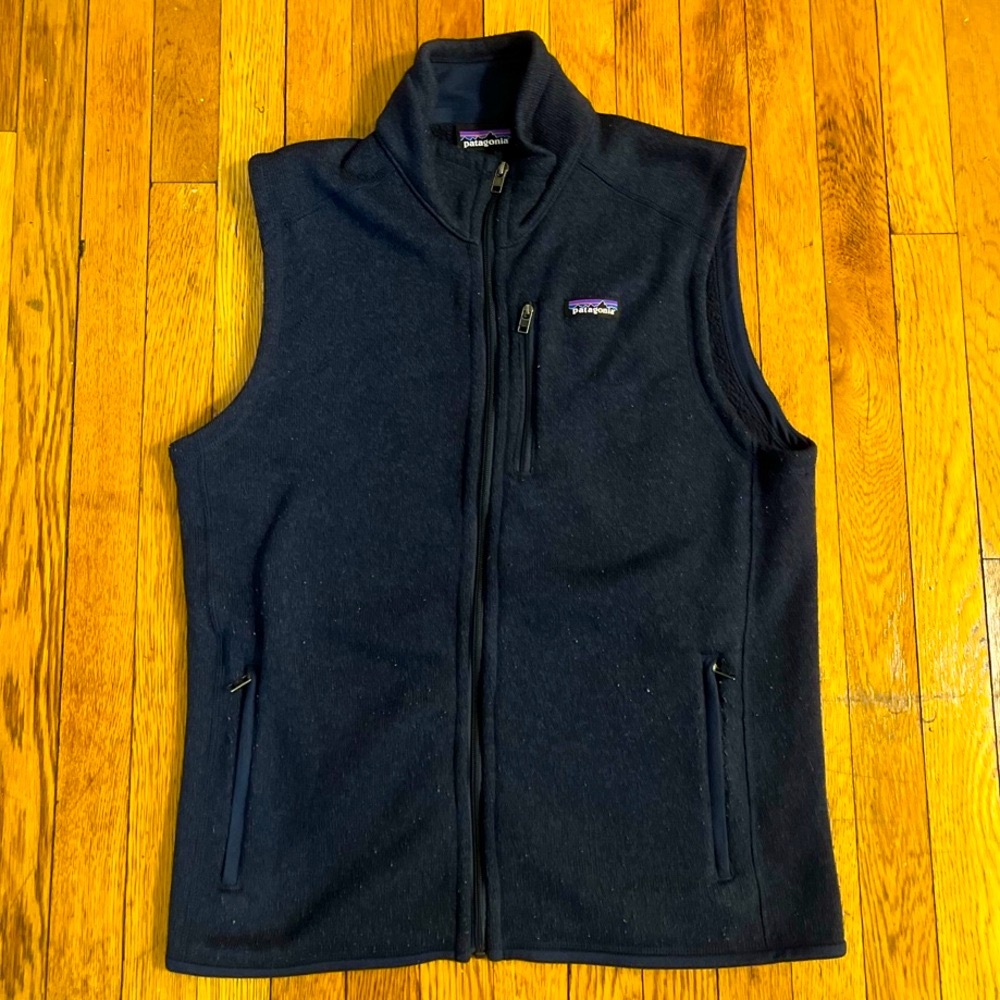 Patagonia Navy Fleece Vest